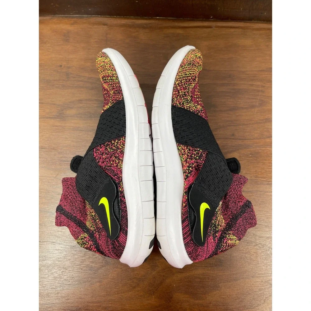 Flyknit Free Nike RN Motion Multicolor Running Shoe 880846-004 Women Size 7 EUC